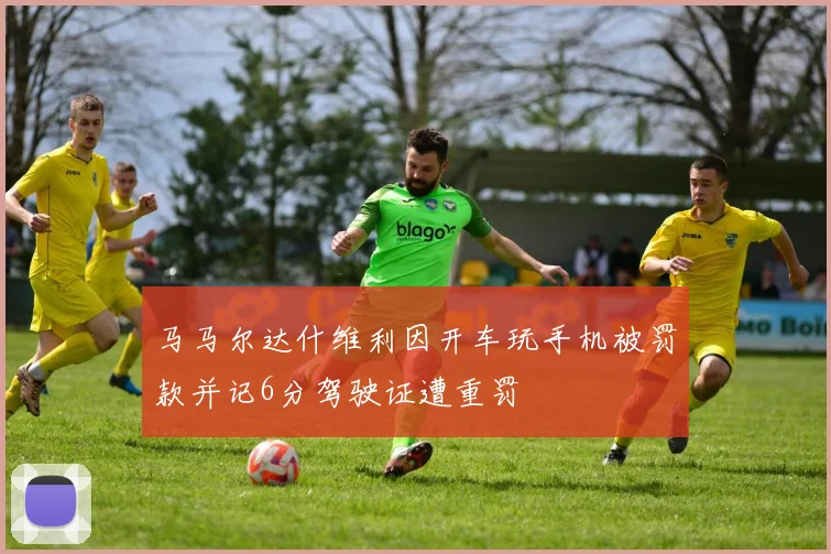 马马尔达什维利因开车玩手机被罚款并记6分驾驶证遭重罚